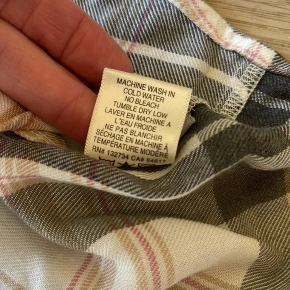 Anthropologie Cloth and Stone plaid top - Picture 5 of 5